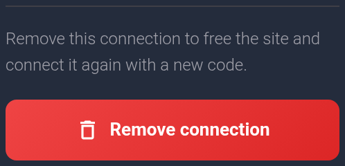 KEHR: remove the connection record from card settings